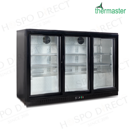LG-330SC Under Bench Three Sliding Door Bar Cooler