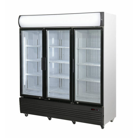 Triple Door Upright Glass Door Combined Fridge & Freezer LG-1500GEF