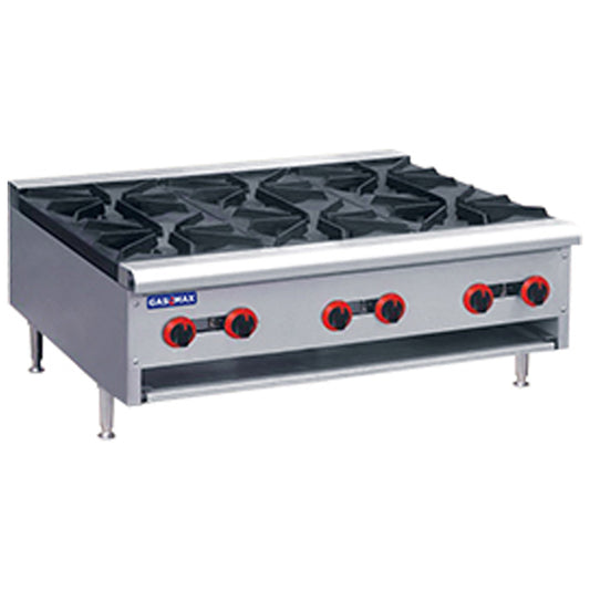 Gas Cook Top 6 Burners ULPG - Professional Kitchen Equipment