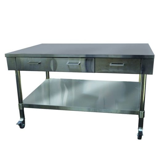 Work Bench with 3 Drawers and Under Shelf – SWBD8-3