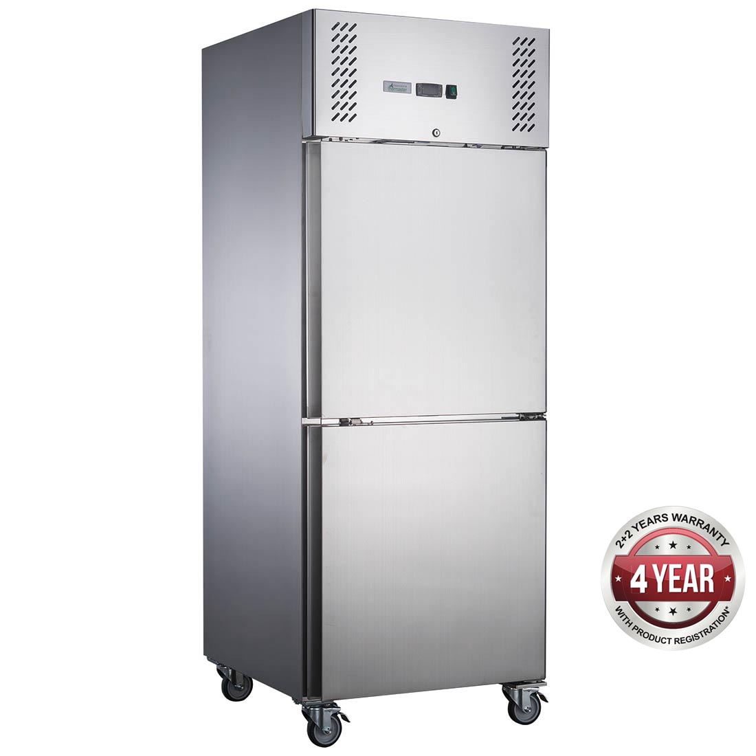 FED-X S/S Two Door Upright Fridge XURC650S1V - Hospo Direct NZ